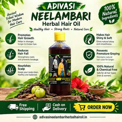 Adivasi Neelambari Herbal Hair Oil